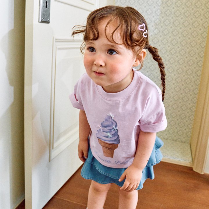 Firstblue - Korean Children Fashion - #childofig - Ribbon Ice Cream Tee - 7