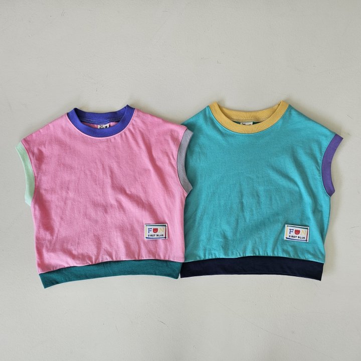 Firstblue - Korean Children Fashion - #childrensboutique - Crayon Color Tee - 11