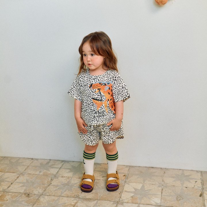 Firstblue - Korean Children Fashion - #childrensboutique - Growl Short Sleeve Tee - 7