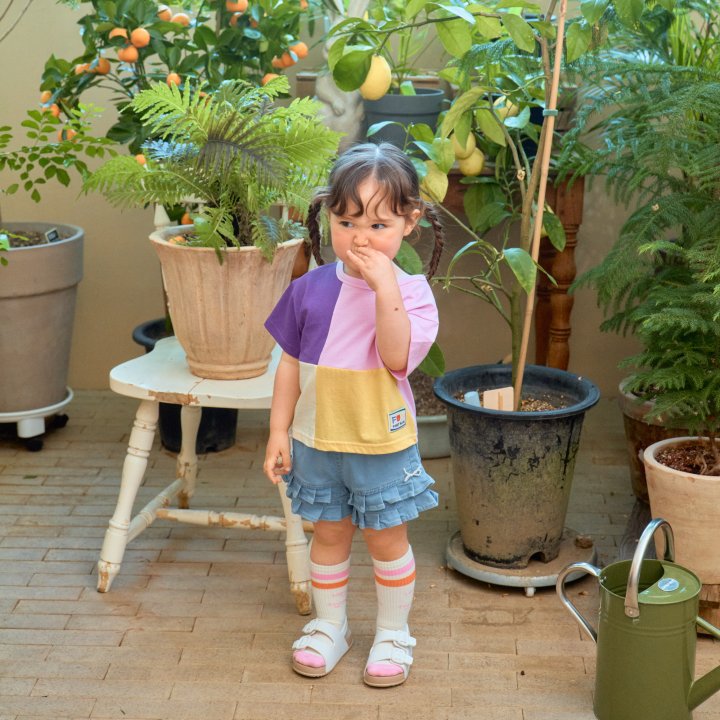 Firstblue - Korean Children Fashion - #childrensboutique - Cube Short Sleeve Tee - 6