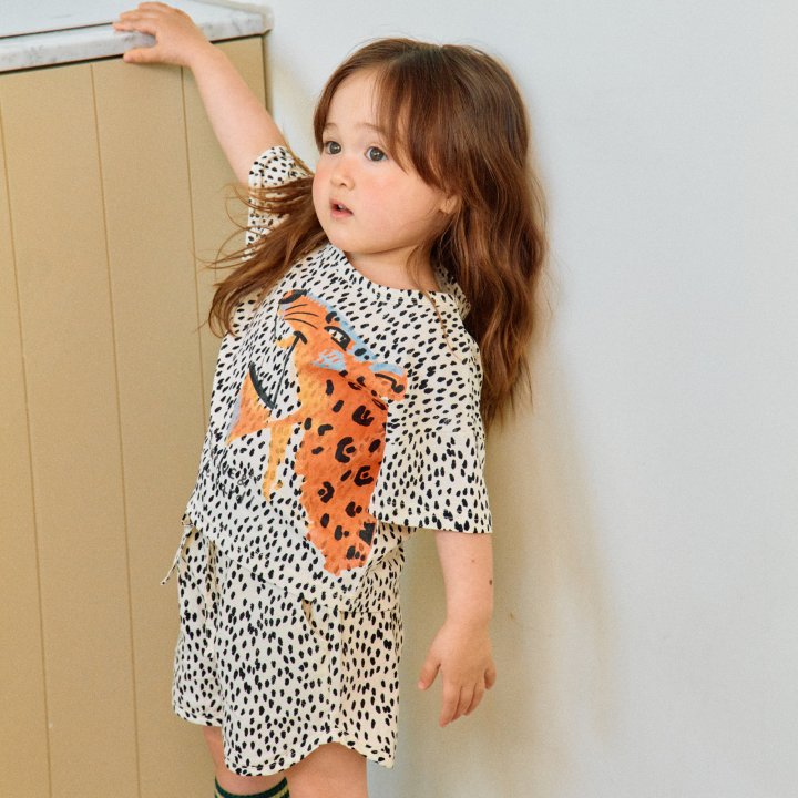 Firstblue - Korean Children Fashion - #designkidswear - Growl Short Sleeve Tee - 8