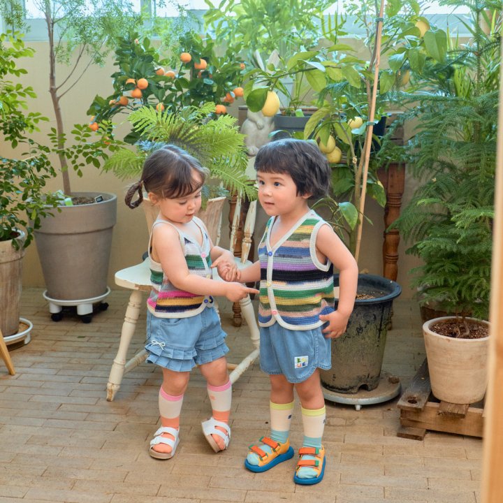 Strap Sleeveless Cardigan by Firstblue for Child - view 3