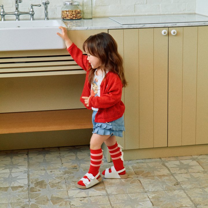 Firstblue - Korean Children Fashion - #designkidswear - Lily Jacquard Cardigan