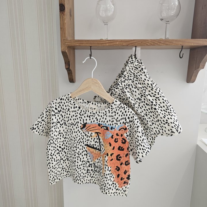 Firstblue - Korean Children Fashion - #fashionkids - Growl Short Sleeve Tee - 10