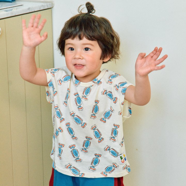 Firstblue - Korean Children Fashion - #kidsshorts - Candy Sleeveless Tee - 2