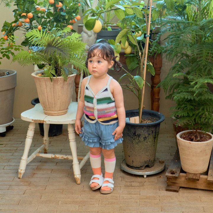 Strap Sleeveless Cardigan by Firstblue for Child - view 6