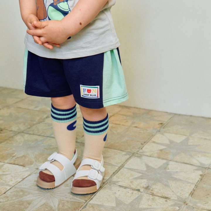 Firstblue - Korean Children Fashion - #kidsshorts - Box Pleat Short Pants - 4