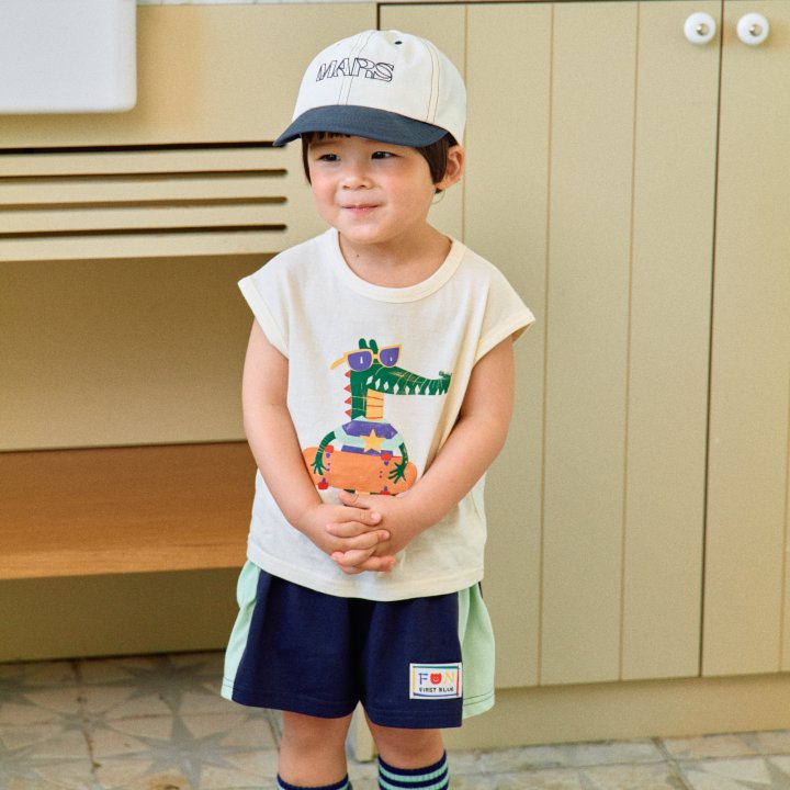 Firstblue - Korean Children Fashion - #kidzfashiontrend - Cheetah Print Sleeveless Tee - 6