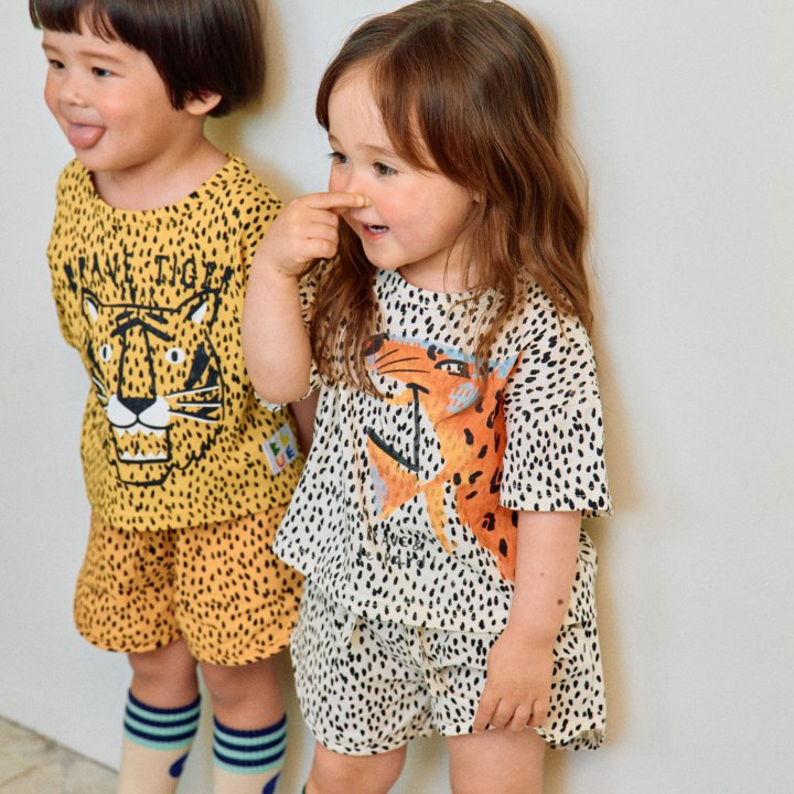 Firstblue - Korean Children Fashion - #littlefashionista - Growl Short Sleeve Tee