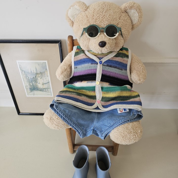 Strap Sleeveless Cardigan by Firstblue for Child - view 10