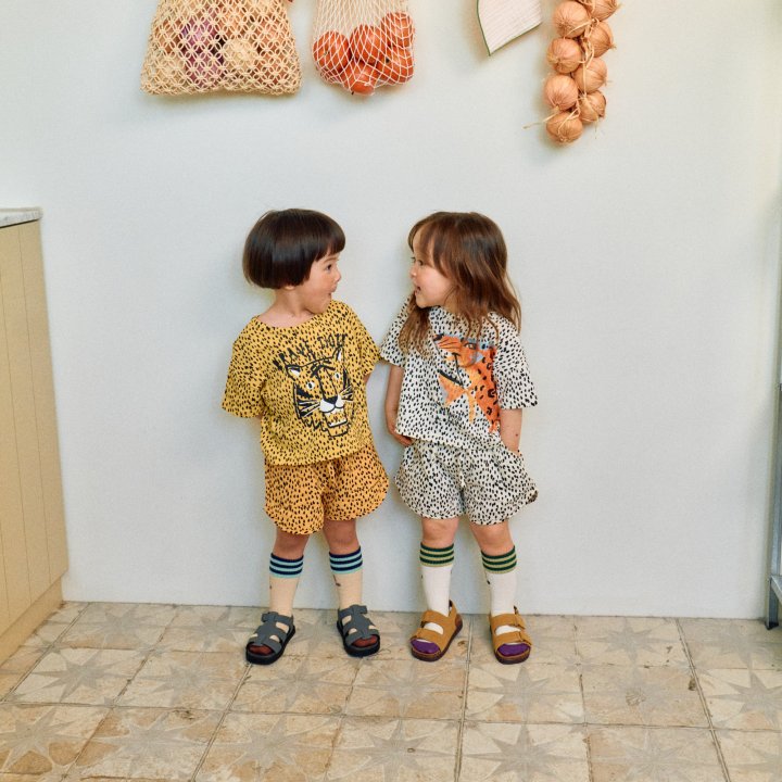 Firstblue - Korean Children Fashion - #littlefashionista - Leopard Print Shorts - 5