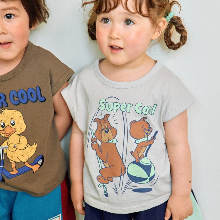 Firstblue - Korean Children Fashion - #magicofchildhood - Super Cool Sleeveless Tee - 8