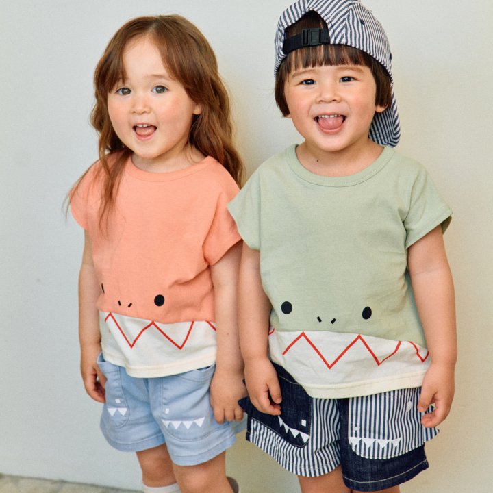 Firstblue - Korean Children Fashion - #magicofchildhood - Shark Drop Sleeveless Tee - 5