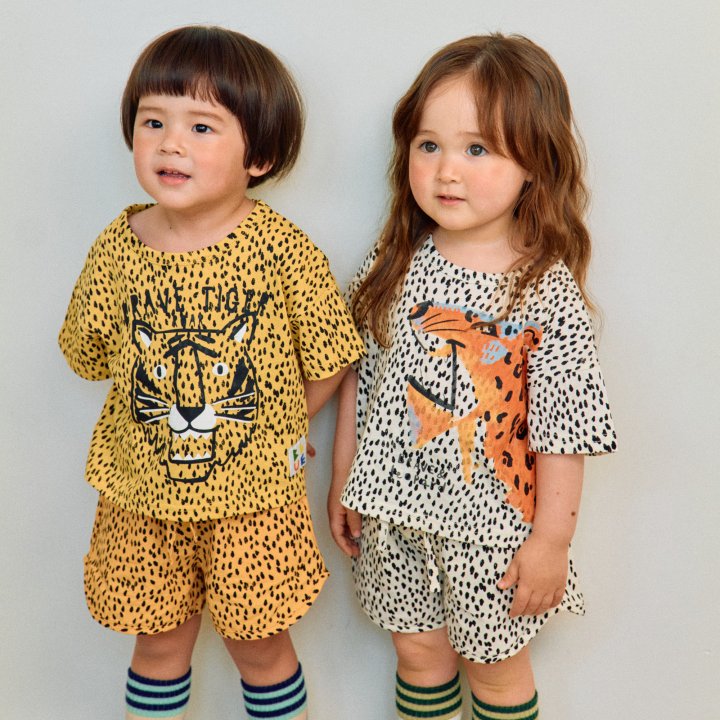 Firstblue - Korean Children Fashion - #magicofchildhood - Growl Short Sleeve Tee - 2