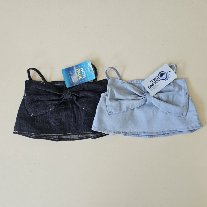 Firstblue - Korean Children Fashion - #magicofchildhood - Denim Bustier - 10
