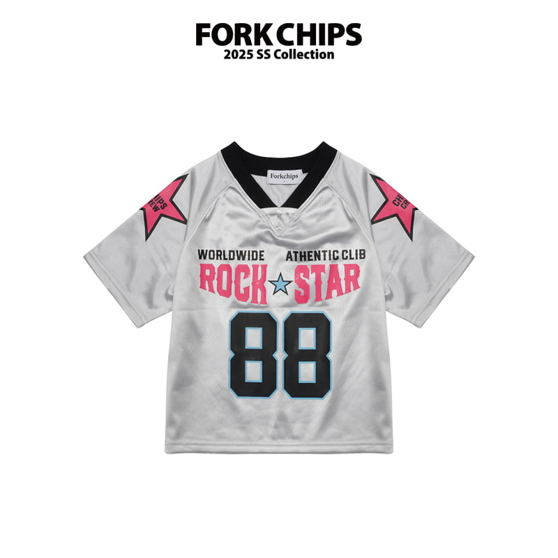 Fork Chips - Korean Children Fashion - #kidzfashiontrend - Rockstar Tee - 4