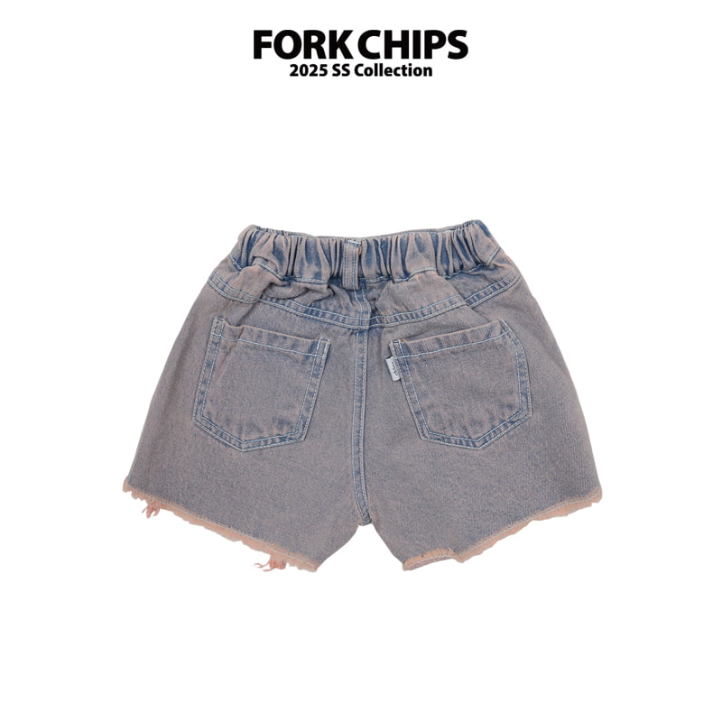 Fork Chips - Korean Children Fashion - #Kfashion4kids - Blusher Shorts - 3