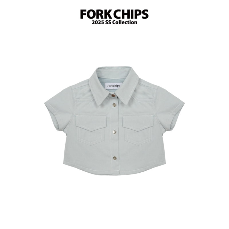 Fork Chips - Korean Children Fashion - #Kfashion4kids - Twin Girl Shirt - 2