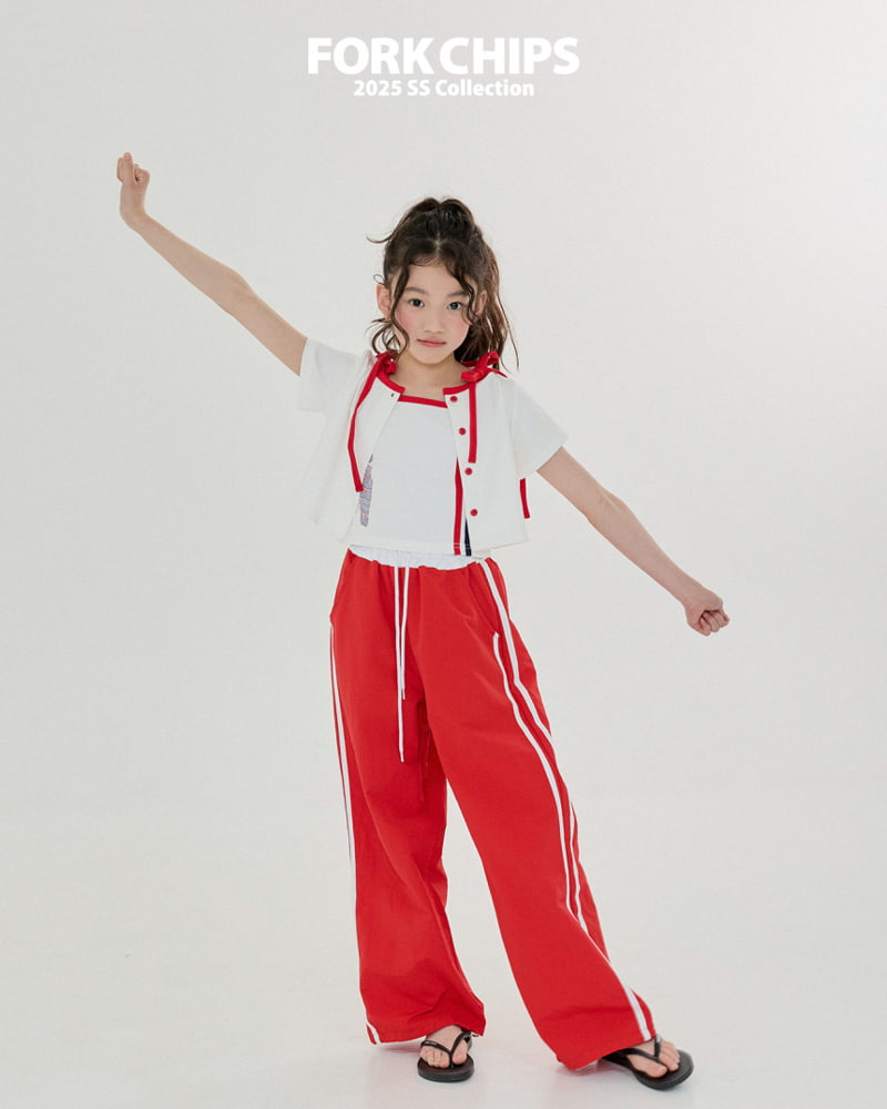 Fork Chips - Korean Children Fashion - #childofig - Cheer Up Cardigan Set - 10