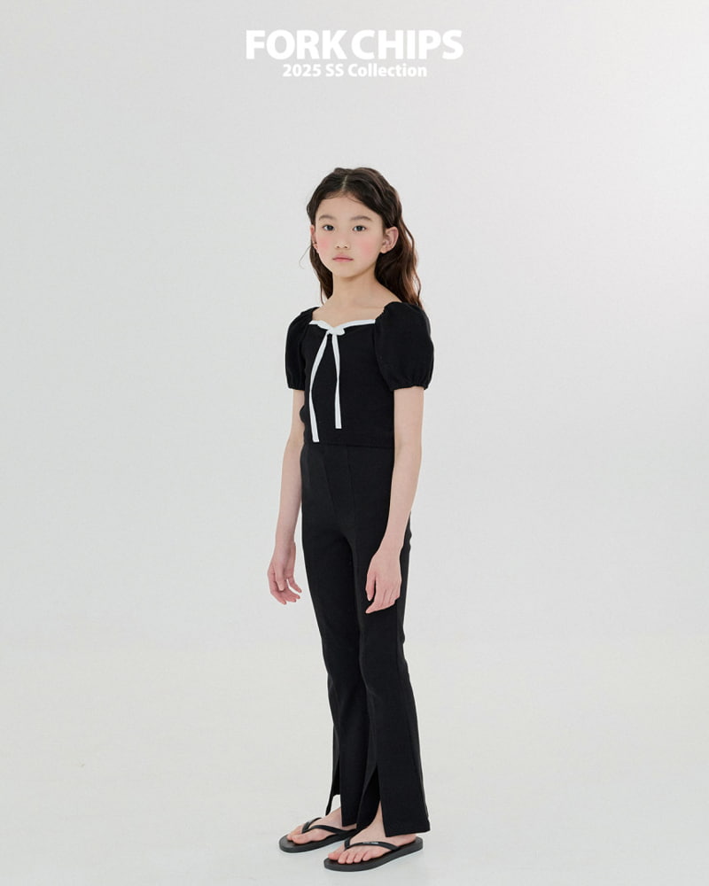 Fork Chips - Korean Children Fashion - #childofig - Marie Puff Tee - 8