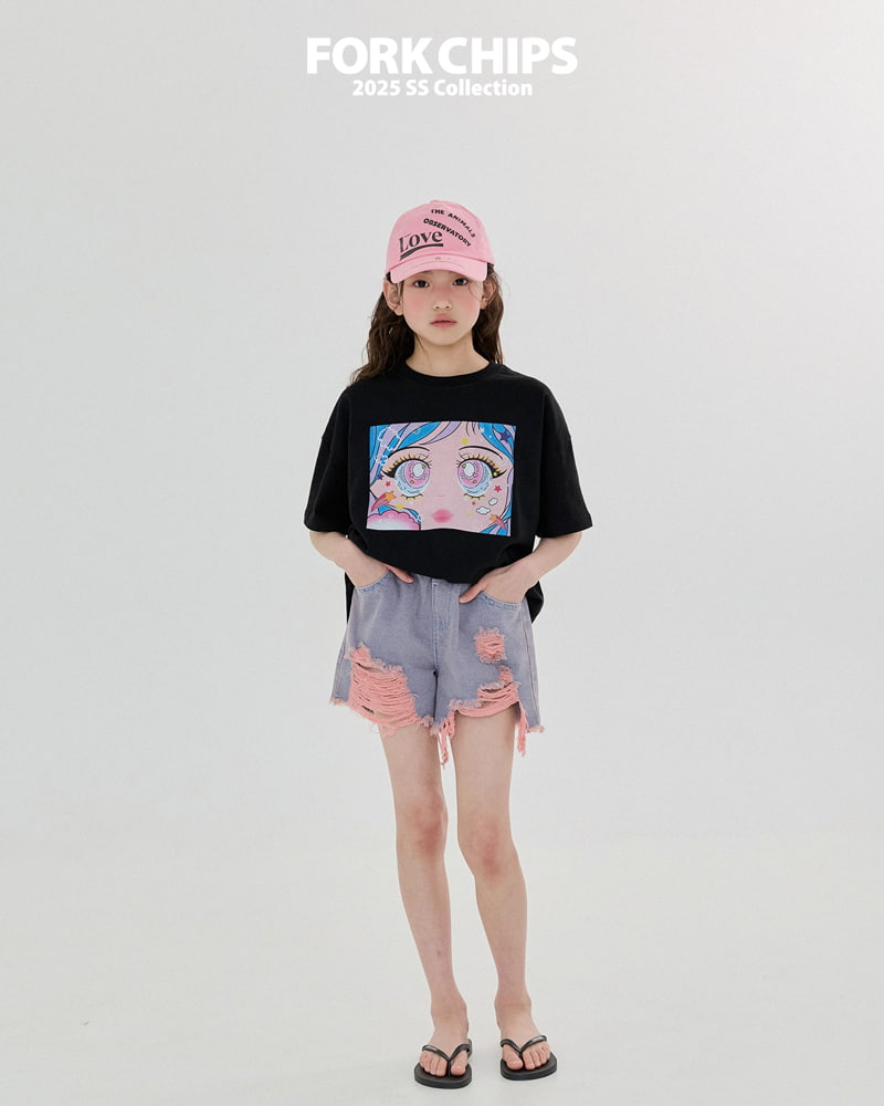 Fork Chips - Korean Children Fashion - #childofig - Blusher Shorts - 9