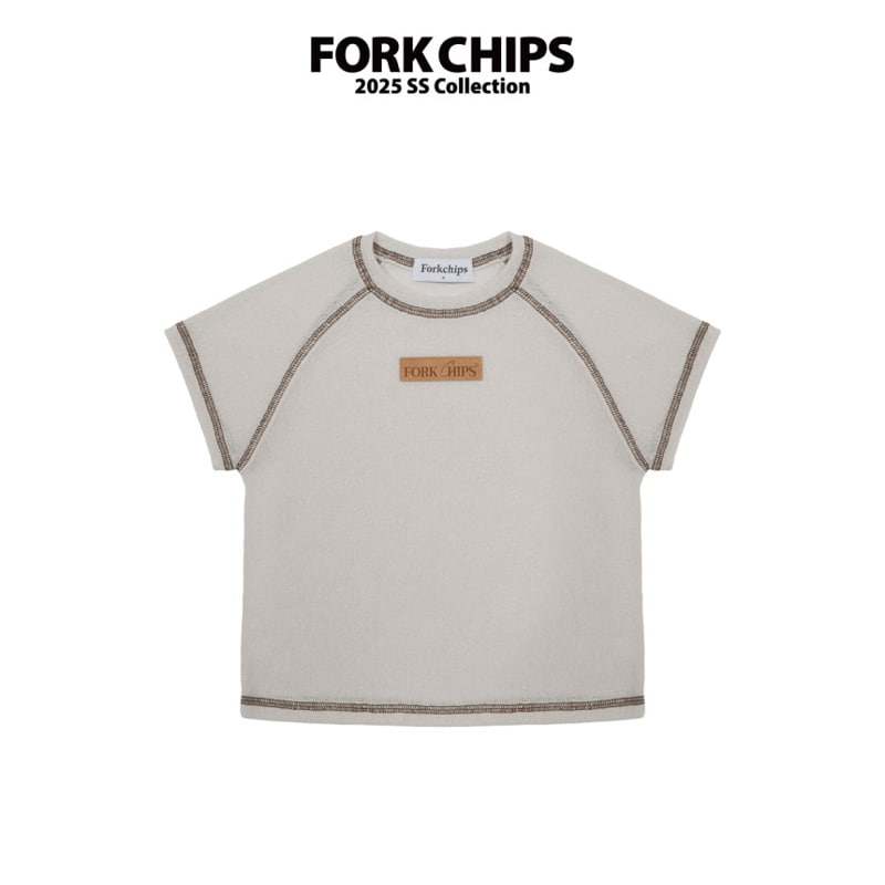 Fork Chips - Korean Children Fashion - #childofig - Maison Label Tee
