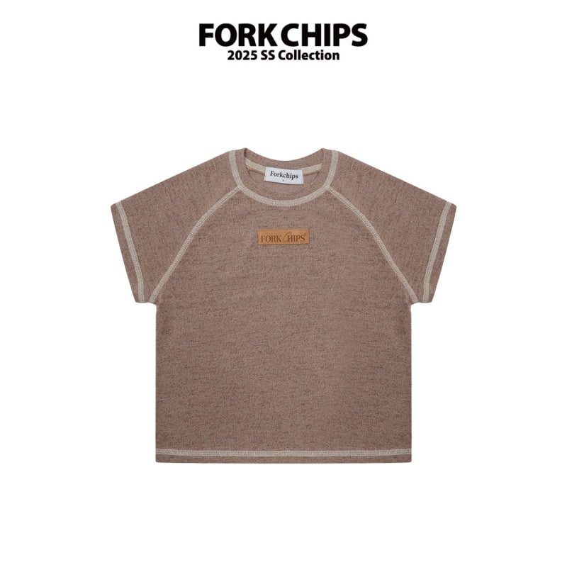 Fork Chips - Korean Children Fashion - #childofig - Maison Label Tee - 2