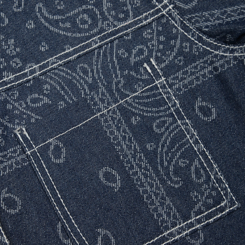 Fork Chips - Korean Children Fashion - #childofig - Paisley Denim Shirt - 5