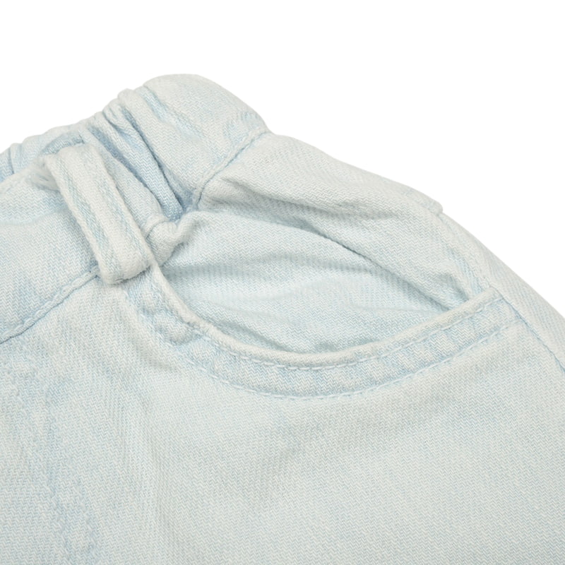 Fork Chips - Korean Children Fashion - #childrensboutique - Marine Roll Up Jeans - 5