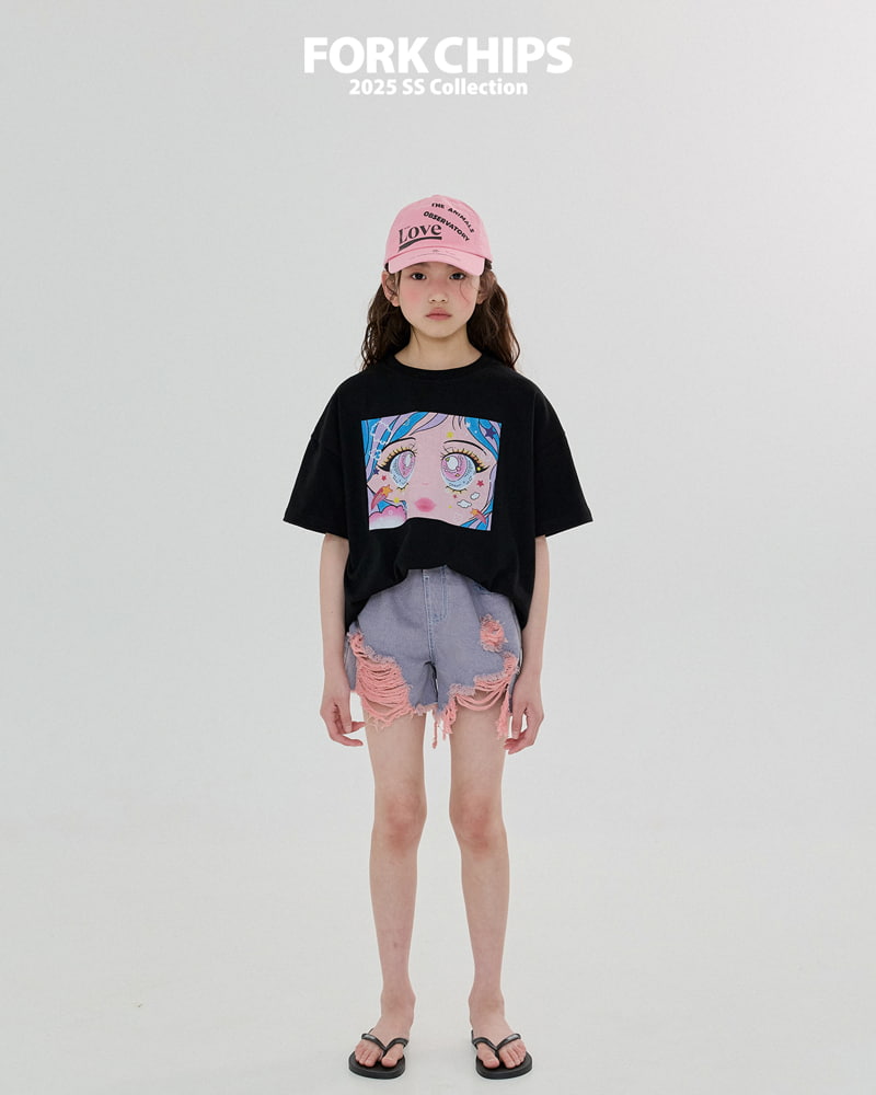 Fork Chips - Korean Children Fashion - #childrensboutique - Blusher Shorts - 10