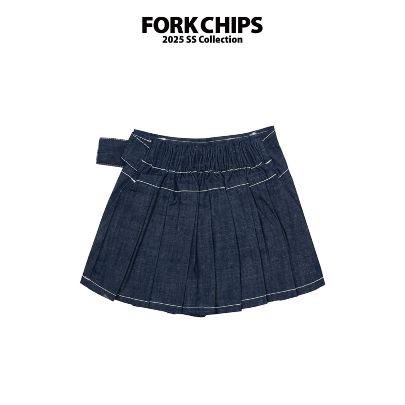 Fork Chips - Korean Children Fashion - #childrensboutique - Twin Girls Skirt - 5