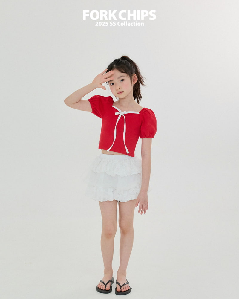 Fork Chips - Korean Children Fashion - #designkidswear - Marie Puff Tee - 10
