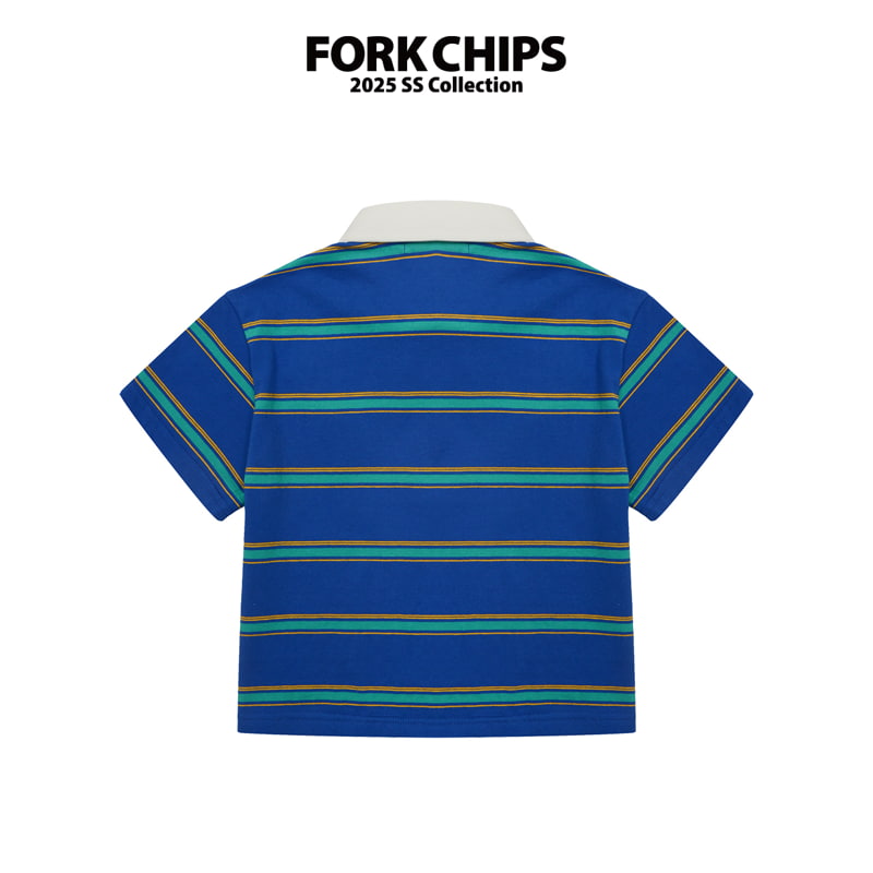 Fork Chips - Korean Children Fashion - #designkidswear - Superstar Collar Tee - 5