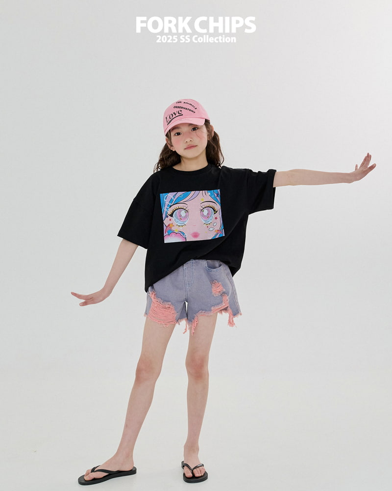 Fork Chips - Korean Children Fashion - #designkidswear - Blusher Shorts - 11