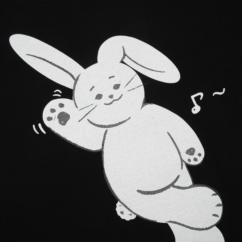 Fork Chips - Korean Children Fashion - #designkidswear - Dancing Bunny Tee - 6