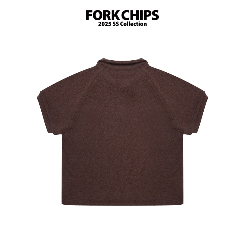 Fork Chips - Korean Children Fashion - #designkidswear - Dice Collar Tee - 5