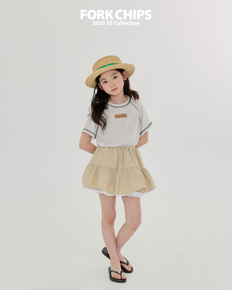 Fork Chips - Korean Children Fashion - #childrensboutique - Maison Label Tee - 4