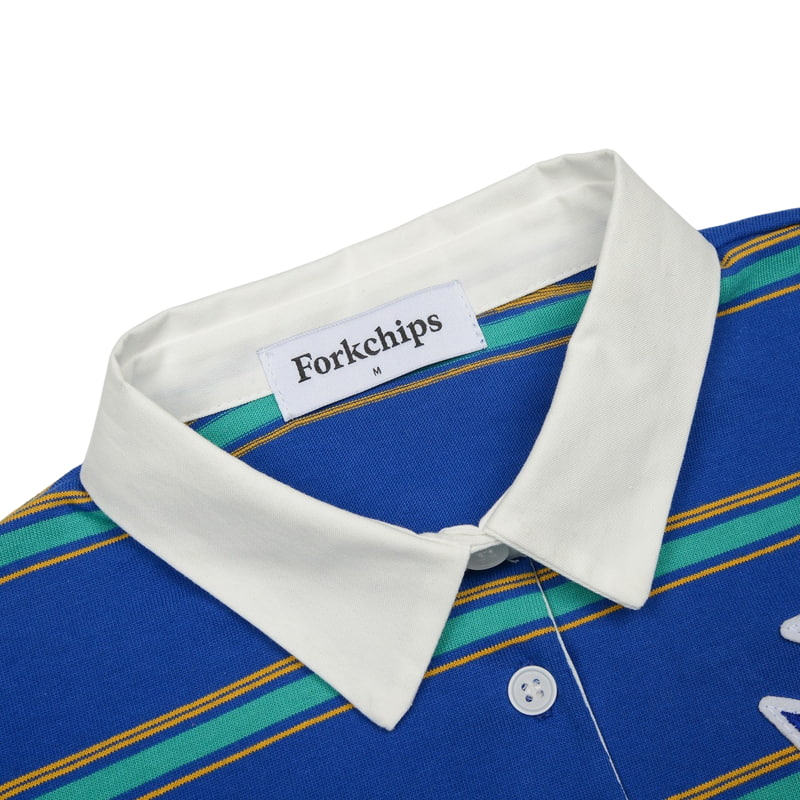 Fork Chips - Korean Children Fashion - #discoveringself - Superstar Collar Tee - 6