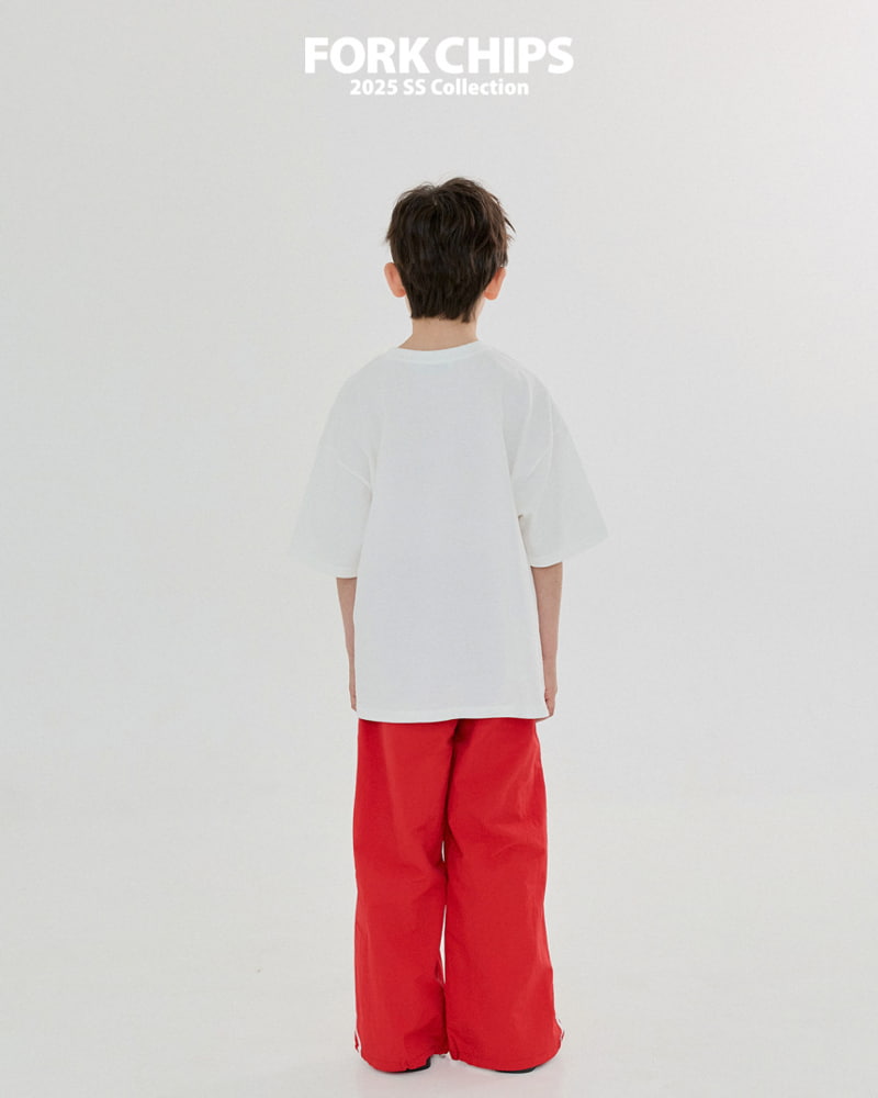 Fork Chips - Korean Children Fashion - #discoveringself - Sporty Nylon Pants - 11