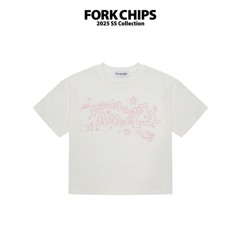 Fork Chips - Korean Children Fashion - #discoveringself - Moon Angel Tee - 2