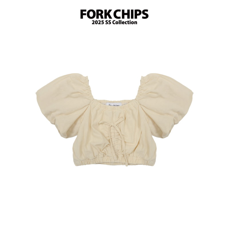 Fork Chips - Korean Children Fashion - #discoveringself - Ronnie Balloon Blouse