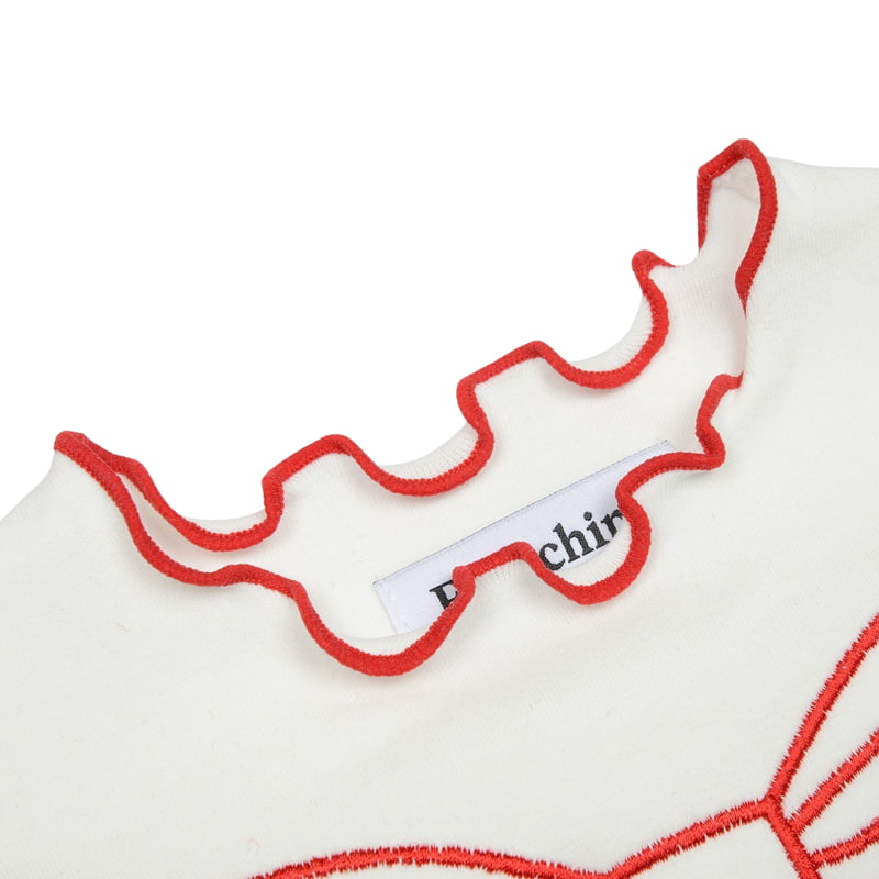 Fork Chips - Korean Children Fashion - #fashionkids - Crunch Ribbon Tee - 6