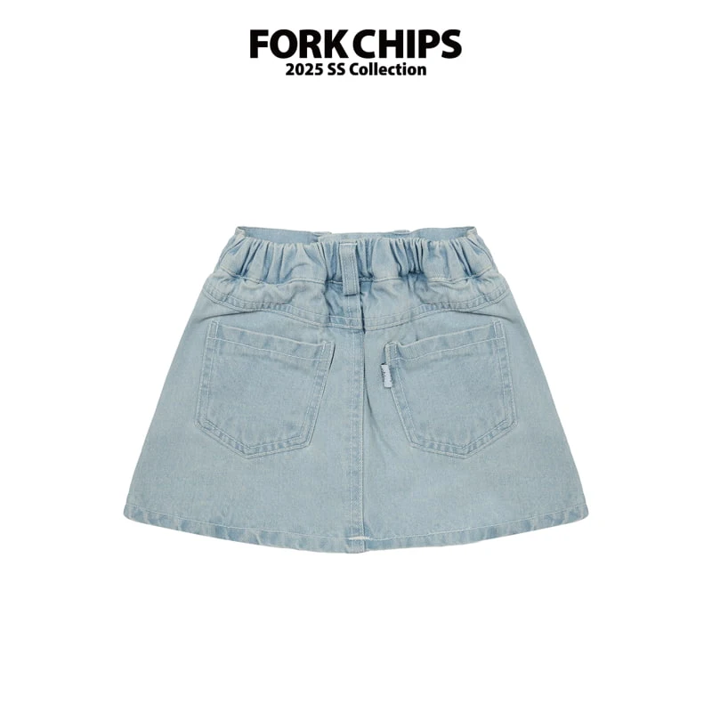 Fork Chips - Korean Children Fashion - #fashionkids - Ocean Skirt - 3