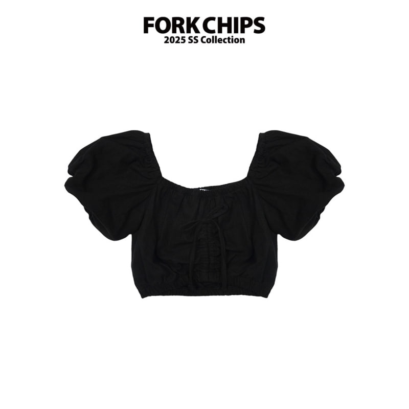 Fork Chips - Korean Children Fashion - #fashionkids - Ronnie Balloon Blouse - 2