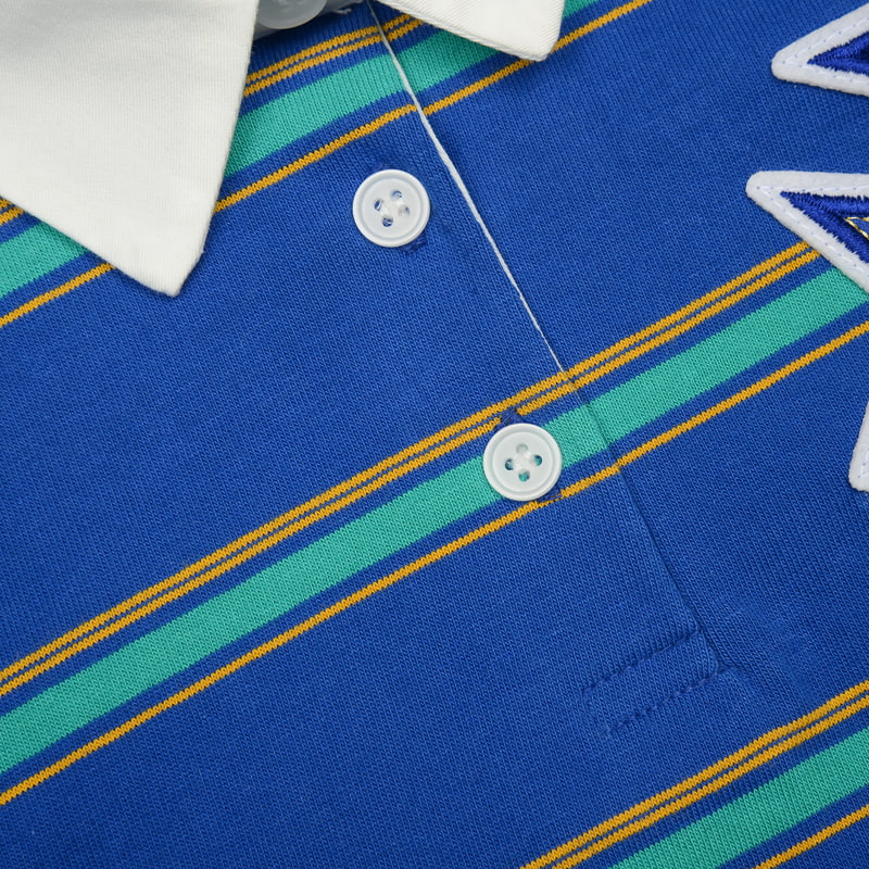 Fork Chips - Korean Children Fashion - #kidsshorts - Superstar Collar Tee - 8