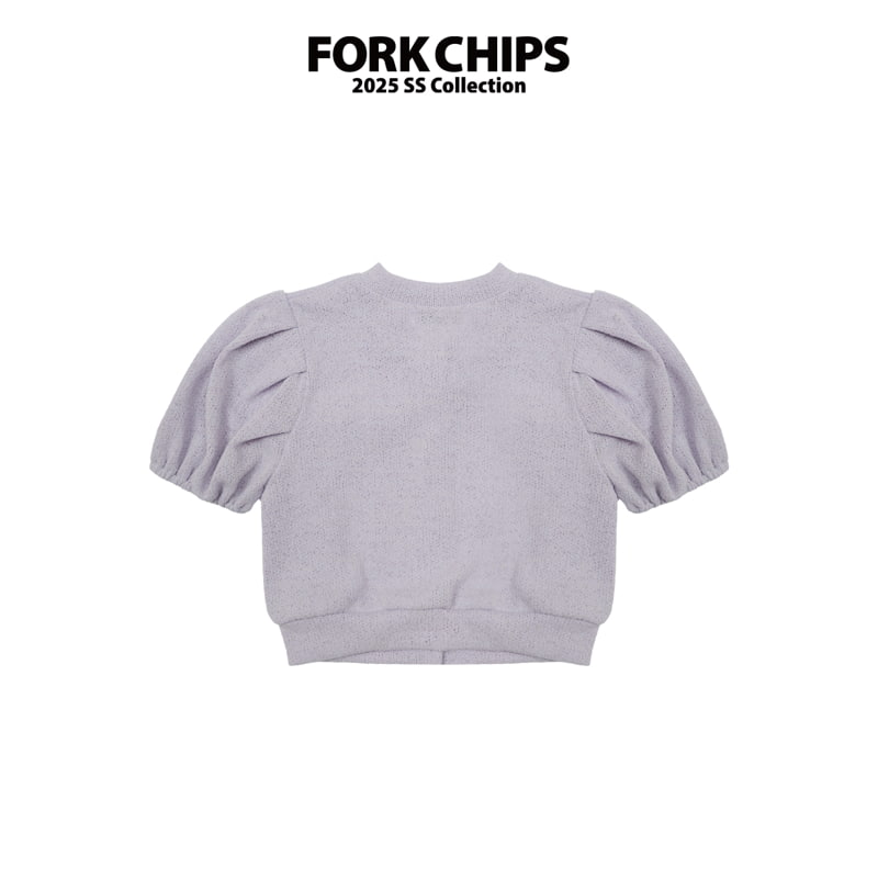Fork Chips - Korean Children Fashion - #kidsshorts - Lilac Cardigan - 5