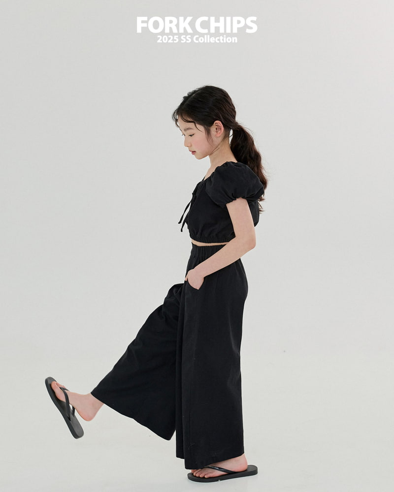 Fork Chips - Korean Children Fashion - #kidsshorts - Ronnie Balloon Blouse - 3