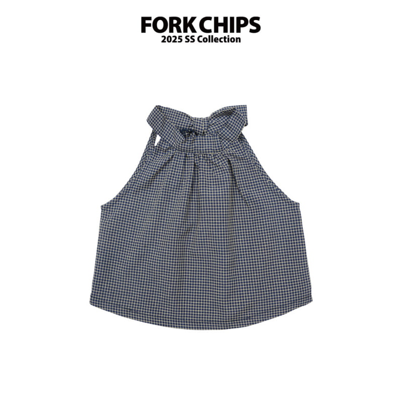 Fork Chips - Korean Children Fashion - #kidsshorts - Olive Halter Blouse