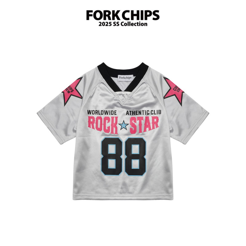 Fork Chips - Korean Children Fashion - #kidsstore - Rockstar Tee - 2
