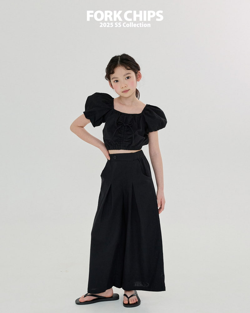 Fork Chips - Korean Children Fashion - #kidsshorts - Ronnie Balloon Blouse - 4